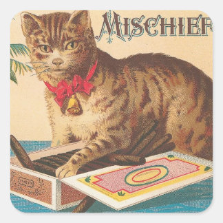 Schabernack Quadratischer Aufkleber