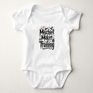 Schabernackmacher in Ausbildung Neugeborenes Baby- Baby Strampler