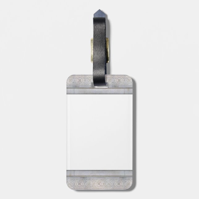 Schäbig:  Paris ist immer eine gute Idee! Gepäckanhänger (Rückseite vertikal)