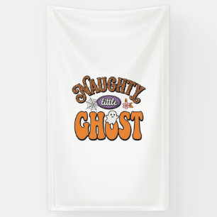 Schabiger kleiner Geist Vintage-Halloween-Shirt-De Banner