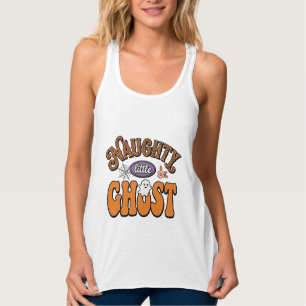 Schabiger kleiner Geist Vintage-Halloween-Shirt-De Tank Top