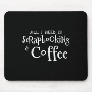 Schabkunst Kaffee Vintage Mousepad