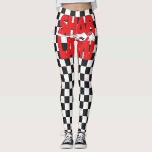 SCHABLAM! mit Drag Queen & Race-Flag-Quadraten Leggings