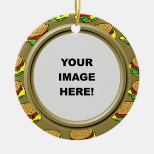 Schablone, Burger-Grenze Keramik Ornament