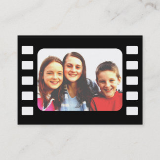 Schablone, Film-Schablone Visitenkarte