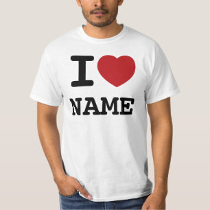 SCHABLONE - i-Liebe (Herz)… Fertigen Sie dieses T-Shirt