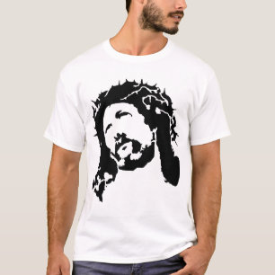 Schablone-Jesus-Shirt T-Shirt