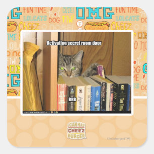 Schablone Quadratischer Aufkleber