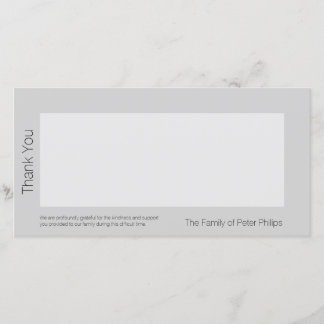 Schablonen-Beileid danken, die Ihnen, addieren 2 Dankeskarte