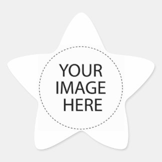 Schablonen-freier Raum   addieren Ihren Bildtext Stern-Aufkleber