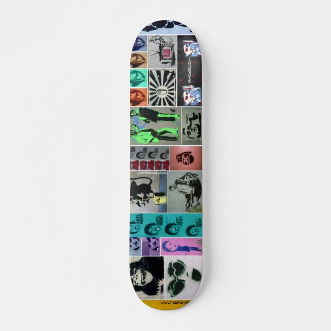 Schablonen-Verstümmelung Skateboard (Vorne)