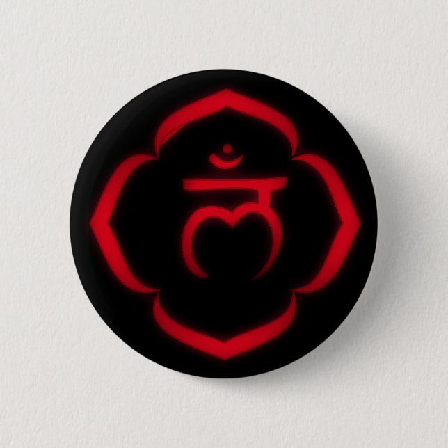 "Schablonen" Wurzel Chakra - Muladhara Button (Vorderseite)