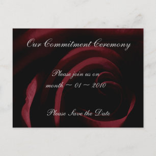 Schablonenkarte der Hochzeits-Einladung Save the Ankündigungspostkarte