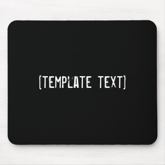 [Schablonentext] Mousepad (Vorne)