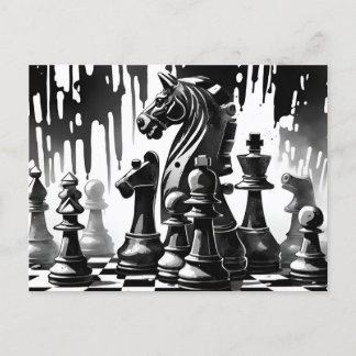 Schach 1024 postkarte