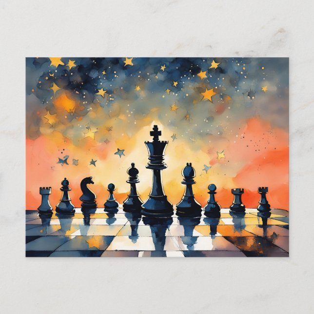 Schach 1025 postkarte (Vorderseite)