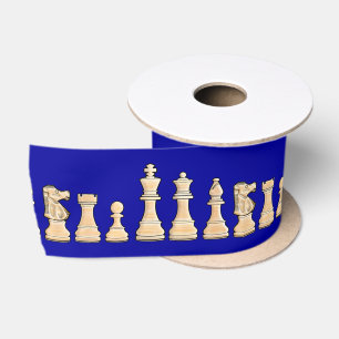 Schach 3 Zoll Satinband