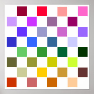 Schach 3D UMBAU Gitter (1-1/4" Kühlschrankmagnete) Poster