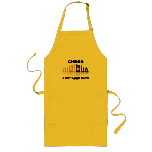Schach als rücksichtsloses Spiel (Reflektives Scha Lange Schürze (Vorne)