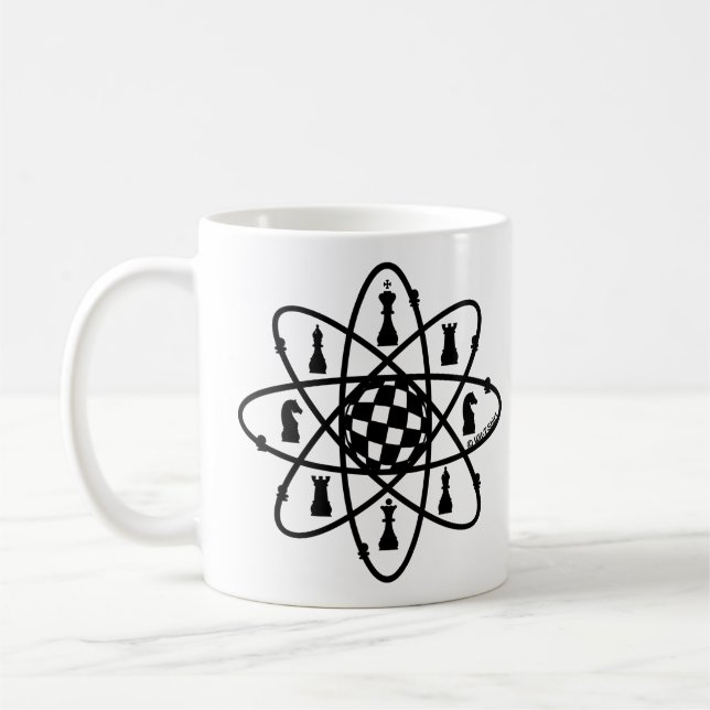 Schach Angelegenheiten, Schach-Atom Kaffeetasse (Links)