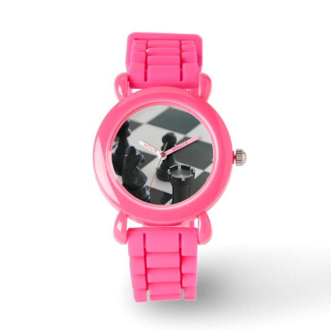 Schach Armbanduhr (Vorderseite)