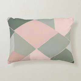 Schach auf Sage Green AI Art Dekokissen