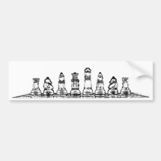 Schach Autoaufkleber