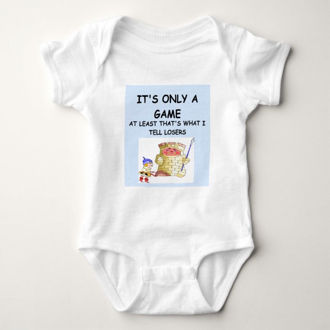 Schach Baby Strampler (Vorderseite)