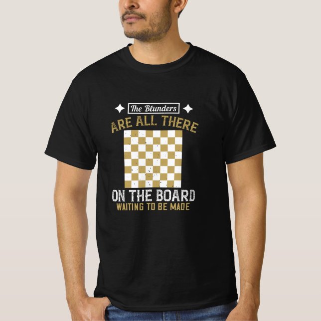 Schach - Blasen werden gewartet T-Shirt (Vorderseite)