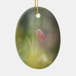 Schach-Blume Natur-Foto Keramik Ornament