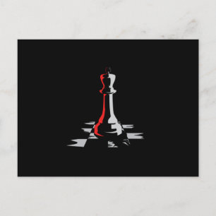 Schach-Board King Checkmate-Game-Geschenk Postkarte