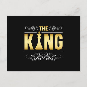Schach-Board King Checkmate-Game-Geschenk Postkarte