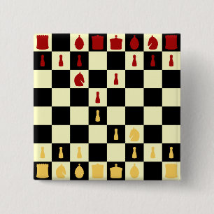 Schach-Brett Button
