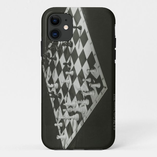 Schach-Brett Case-Mate iPhone Hülle (Rückseite)