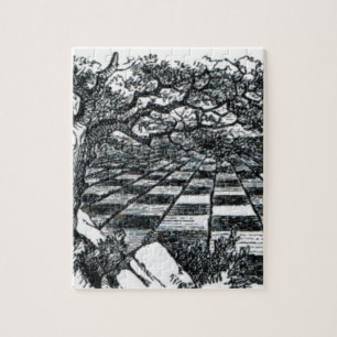 Schach-Brett im Märchenland Puzzle