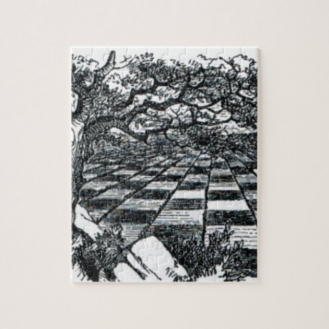 Schach-Brett im Märchenland Puzzle (Vertikal)