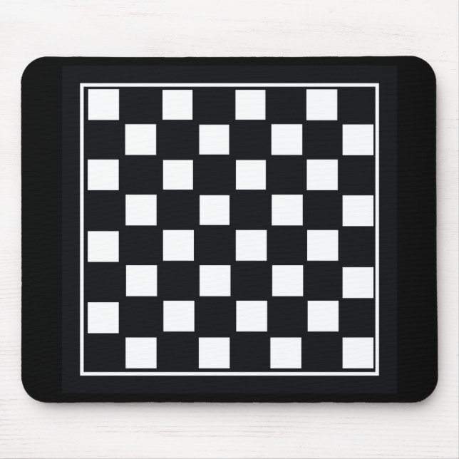Schach-Brett Mousepad (Vorne)
