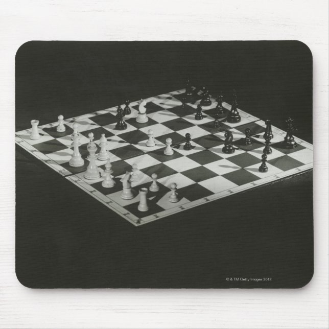 Schach-Brett Mousepad (Vorne)