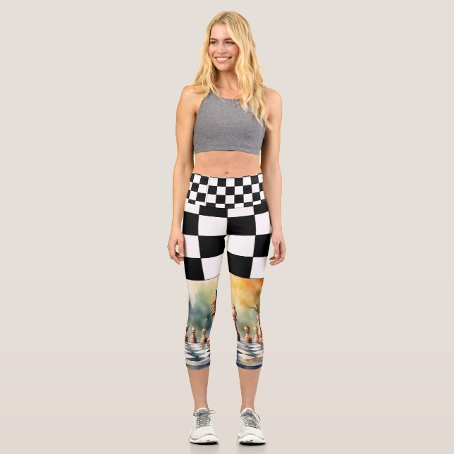 Schach Capri Leggings (Vorderseite)