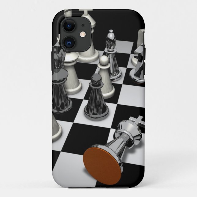 Schach Case-Mate iPhone Hülle (Rückseite)