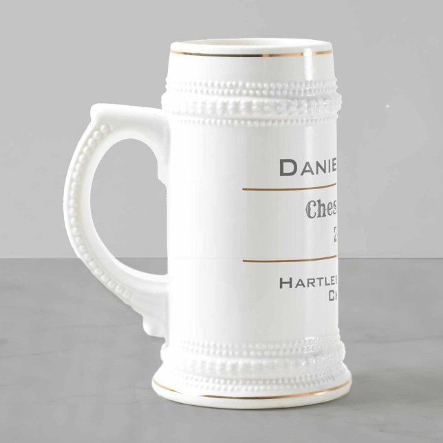 Schach Champion Bierglas (Von Creator hochgeladen)