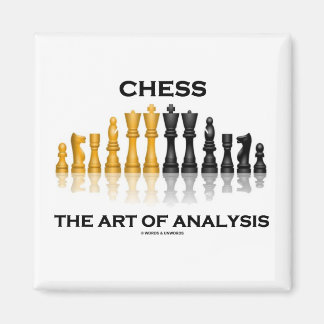 Schach die Art der Analyse Magnet