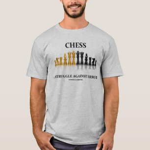 Schach ein Kampf gegen Fehler (reflektierendes T-Shirt