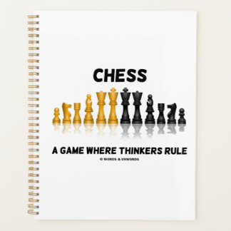 Schach ein Spiel, bei dem Denker reflektierendes S Planer
