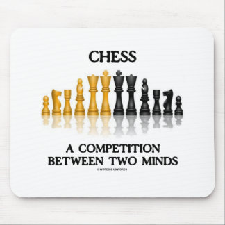 Schach einen Wettbewerb zwischen zwei Minds (Schac Mousepad