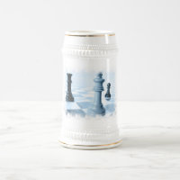 Schach-Entwurfs-Bier Stein