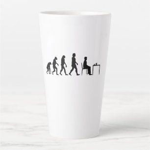 Schach - Evolution des Schachspielers Milchtasse