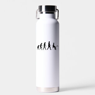 Schach - Evolution des Schachspielers Trinkflasche