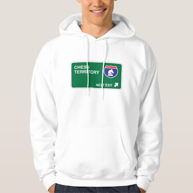 Schach-folgender Ausgang Hoodie (Vorderseite)