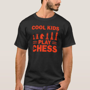 Schach für Jungen Mädchen Kinder Schachspieler Män T-Shirt